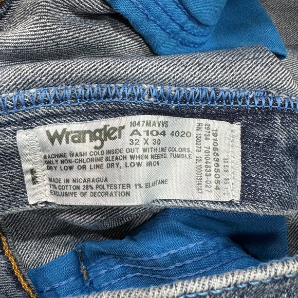 Wrangler Jeans Mens 32x30 Blue Premium Performance Cowboy Cut 47 Regular Denim - Picture 7 of 9